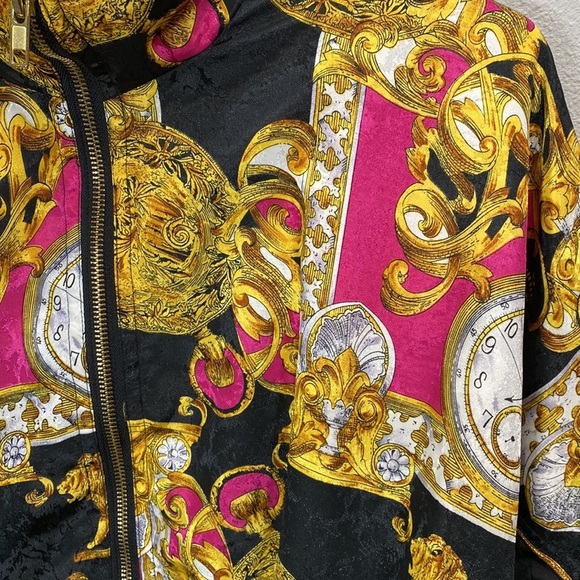 Vintage baroque jacket avait 80s‎ bright - Picture 2 of 7